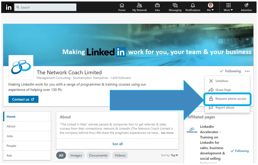 How to Add an Admin to Your LinkedIn Business Profile